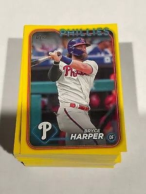 2024 Topps You Pick Yellow Parallels Hanger Exclusive #'d 176-350 Cabrera Betts • $1.25