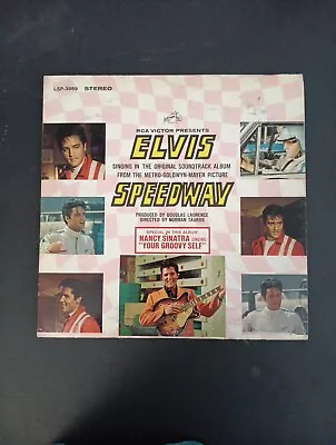 Elvis Presley Soundtrack Record For Motion Picture Speedway • $18.08