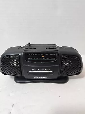 Vintage LifeLong Mini Baby Boom Box 2225 Black AM/FM Portable Radio *Excellent  • $19.95