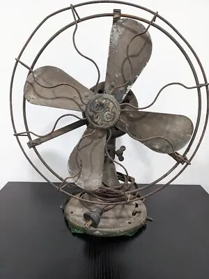 Vintage Antique GE General Electric Industrial Table Fan 3 Speed Steampunk Decor • $69.99