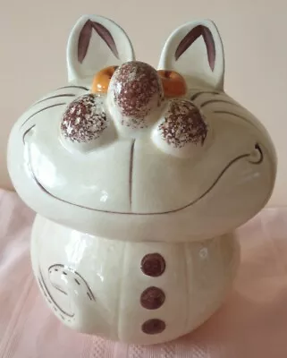 Vintage Disney Alice In Wonderland Cheshire Cat Cookie Jar 70s Collectable • $90