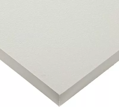 $18.84 • Buy White Marine Board HDPE Polyethylene Plastic Sheet 1/2” - 0.500  Thick Textured