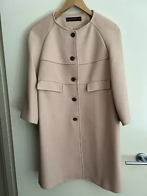 Zara - Size Large - Rare - Women's Swing Coat - Nude Pink • $80