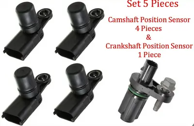 Set 5  Pcs Camshaft & Crankshaft Position Sensor Fits:GM Vehicles Saab 2010-2020 • $38.50