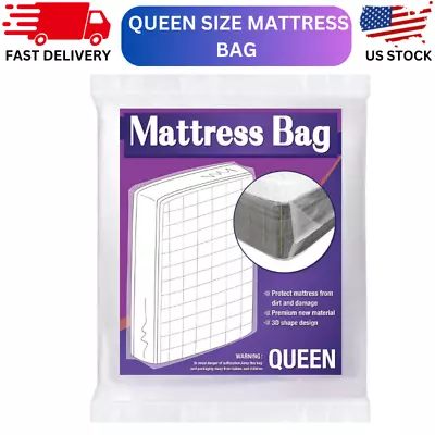 5 Mil Heavy Duty Mattress Cover Super Thick And Tear Resistant Bed Protector • $15.99