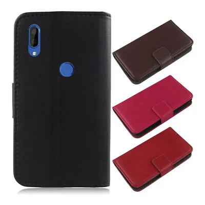 Genuine Leather Flip Phone Case Wallet Protective Skin Cover Shell For Xgody • $17.47