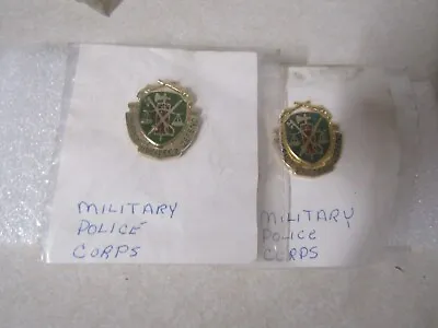 Us Military Insignia Crests Set Of 2 Di Dui Military Police Corps Assist Protect • $7.99