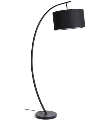 HABITAT Clan  Arch Floor Lamp Black 160cm Tall Floor Lamp - Black • £64.99