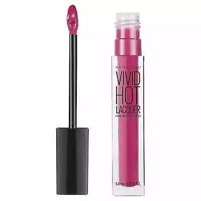 Maybelline Color Sensational Vivid Hot Lacquer Lip Gloss Sassy Pink 68  • $7.19