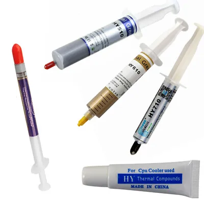 Thermal Paste Compound Cooling Heatsink Grease Syringe Tube HY510 HY610 HY710 • £2.95