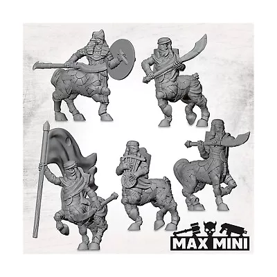 Maxmini Fantasy Mini 28mm Mummy Centaur Spears W/Command Pack New • $20.95