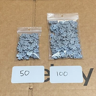 $7.95 • Buy LEGO Parts - Light Bluish Gray Plate 1 X 2 W Tow Ball Socket - No 14704 - BULK