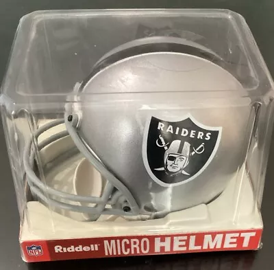 Riddell NFL Oakland Raiders Speed Flex Football Helmet - Silver Full Size • $6.50