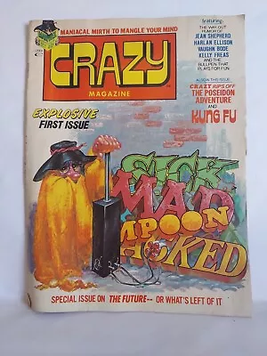 CRAZY MAGAZINE ISSUE # 1 October 1973 MARVEL COMICS 1st Issue Edition Vintage  • $6.99