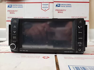 08-12 JEEP DODGE CHRYSLER RADIO MP3 CD DVD High Speed AUX MyGig REN P05064757AC • $174.99