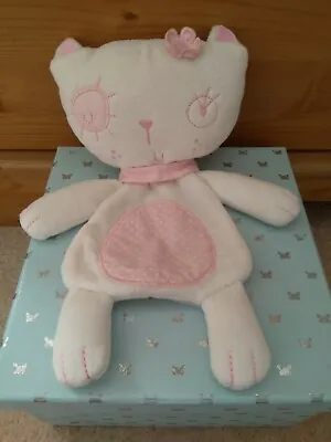 Nature's Purest White And Pink Cat Comforter Toy. • £3.99