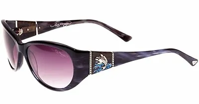 Ed Hardy Sunglasses Jumping Koi - Grey Horn With Case And Box • $59.99