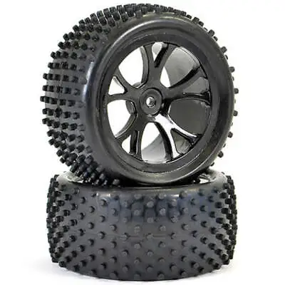 FTX Rear Buggy Wheel And Tyre Set Black - Vantage FTX6301B • £12.80