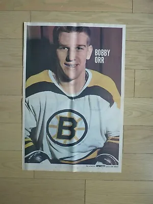 Vintage  Rare Poster 1967 Bobby Orr  Boston Bruins • $109.24