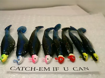 8 Mister Twister  Soft Plastic Baits 3  I Have Rigged W/jigs Heads • $6.99