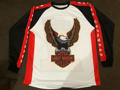 Retro Vintage Motocross Harley Davidson Amf Mx 175 250 Rex Staten Enduro Jersey • $66