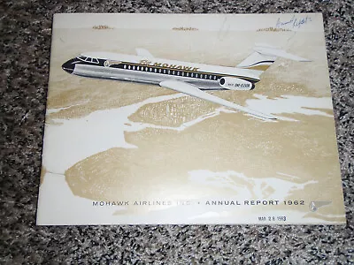 Old 1962 Mohawk Airlines Annual Report • $35