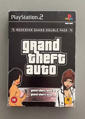 Grand Theft Auto Double Pack (GTA II + Vice City) PS2 • $10