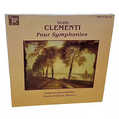 Four Symphonies (Vinyl 1980 2x LP) Musical Heritage Society MHS 4150/51 VG+ • $12