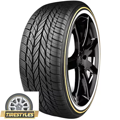 (1) 215/55R17 Vogue Custom Built Radial VIII 21V - WHITE GOLD  215 55 17 TIRES • $212.80