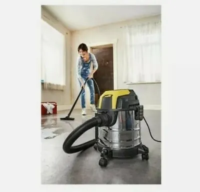 £59.95 • Buy Parkside Wet & Dry Vacuum Cleaner PWD 12 A1 1200w 12L 2M Suction Hose
