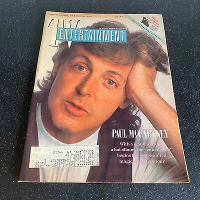 TV Entertainment Magazine November 1989 Vintage Paul McCartney Cleveland Cable • $5.59