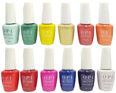 £99.99 • Buy OPI Gel Color Polish GelColor Various Colours TOP BASE COAT 100% GENUINE