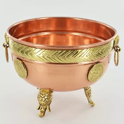 Copper Bowl Pentagram Large Witch Magic Accessory Wicca Potions Pagen 40169 • £37.95