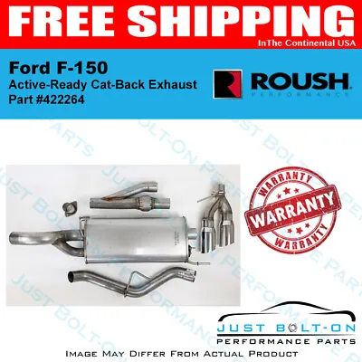 ROUSH 2021-24 Ford F-150 5.0L V8 Active-Ready Exhaust • $989.99