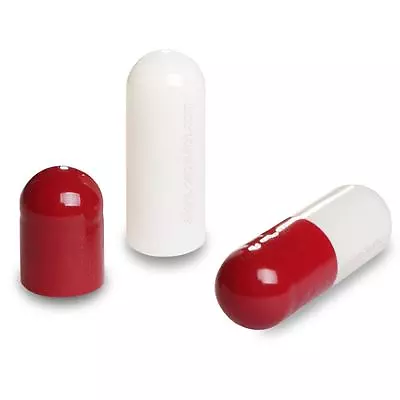 Empty Hard Gelatin Capsule Size 4 Red/White X 500 Kosher & Halaal  Joined  • $23