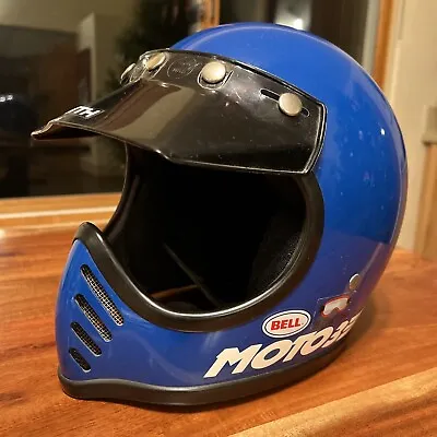 Vintage Bell Moto 3 Motorcycle Helmet • $350