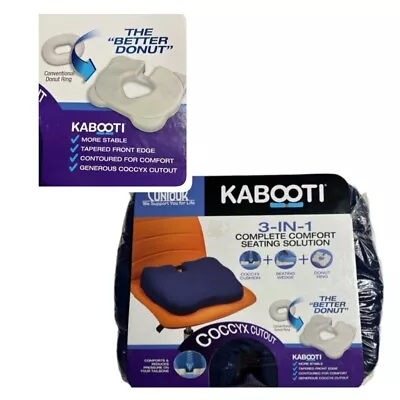 Kabooti 3-IN-1 Comfort Seat Cushion • Coccyx Cutout • Wedge • THE BETTER DONUT • $24.95