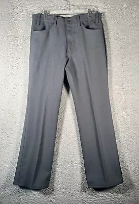 Levi's Pants Mens 36x30 VTG Gray Slacks Trouser Rockabilly Made In USA Bootcut • $24.99