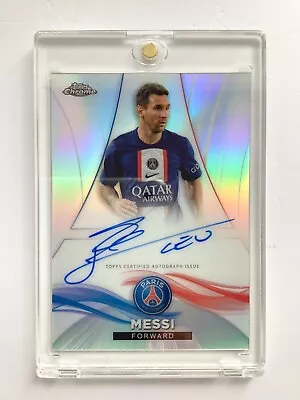 Topps Psg Chrome 2022-2023 Lionel Messi   Autograph 01/75 • £1995.95