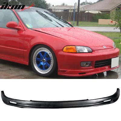 Fits 92-95 Honda Civic EG Coupe Hatch Mugen Style Front Bumper Lip Spoiler - PP • $53.57