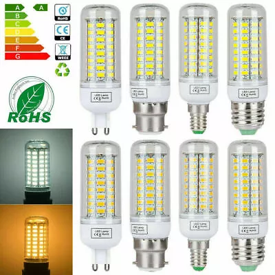 LED Corn Light Bulb Mogul Base E26 E27 E12 E14 G9 GU10 5W - 18W 5730 SMD Lamp SS • $2.28