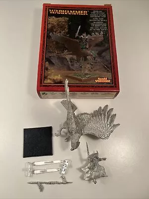 Games Workshop Wood Elf Lord On Eagle (2006) - OOP Metal • $105