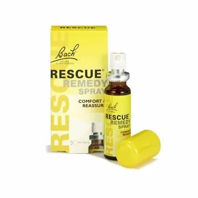 Bach Rescue Remedy Spray 20ml - Comfort & Reassure Flower Essences Vegan Formula • £10