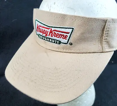 Krispy Kreme Doughnuts Tan Adjustable Visor • $11.99