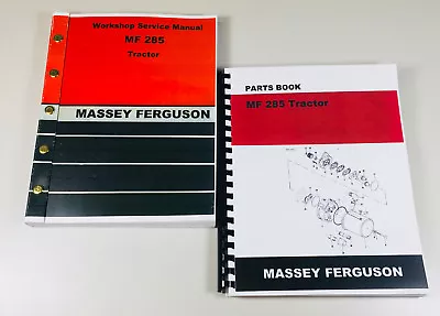 Massey Ferguson 285 Tractor Service Repair Manual Parts Catalog • $64.97