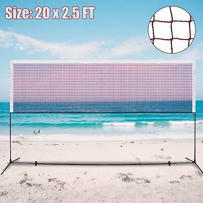 Portable Badminton Net Tennis Volleyball Pickleball Sport Net For Indoor Outdoor • $9.48