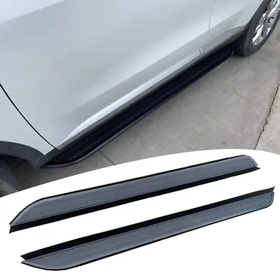 All Black Running Board Fits For Nissan Pathfinder 2022-2024 Side Step Nerf Bars • $533.71