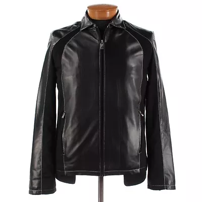 Hettabretz NWT Lambskin/Cashmere/Silk/Alligator Jacket Size 50 (~ S US) In Black • $2750