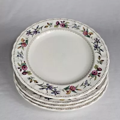 Vintage Set Of 4 Mikasa Maxima Brywood Fine China Salad Dessert Plates - Disc. • $15.99