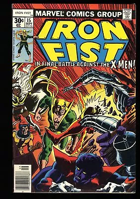 Iron Fist #15 NM 9.4 X-Men Appearance! 1st App Bushmaster! John Byrne Art! • $99